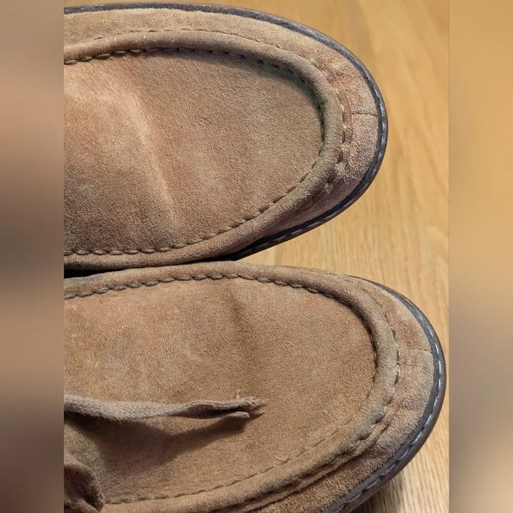 AUTHENTIC UGG Bayonne Chukka Boots 1006048 CHESTNUT SHEEPSKIN Suede Men's US 10